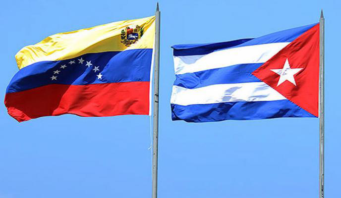 6838 Cuba Venezuela Bandera 