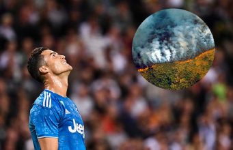 Cristiano Ronaldo dirige operaciones por la Amazonia con 3 aviones de cargo de agua para disminuir las llamas