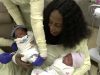 Mujer hace un nuevo récord al dar a luz a 6 bebes en 9 minutos