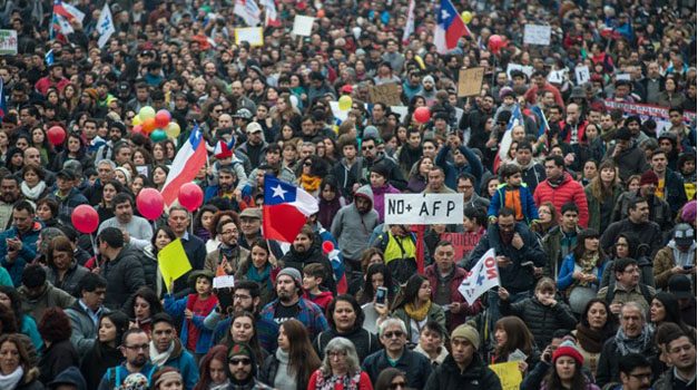 La protesta en Chile. Muerte y Saqueo.
