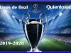 Champions league. Sorteo 8° de final 2019-2020. sorteo octavos de final