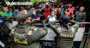 Venezolanos entrando Colombia