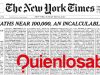 Análisis de la portada de hoy del New York Times. Portada New York Times
