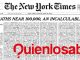Análisis de la portada de hoy del New York Times. Portada New York Times