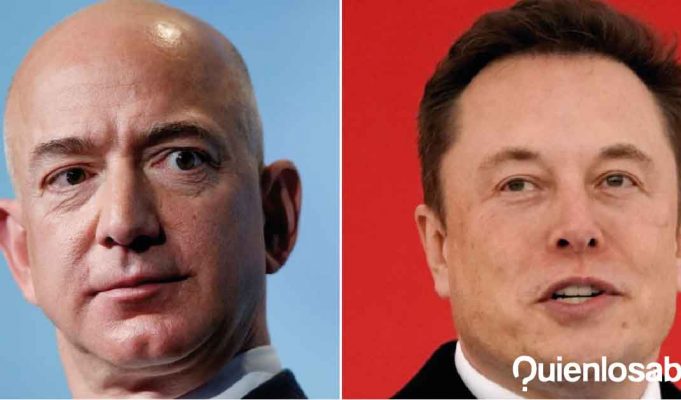 Elon Musk Jeff Bezos
