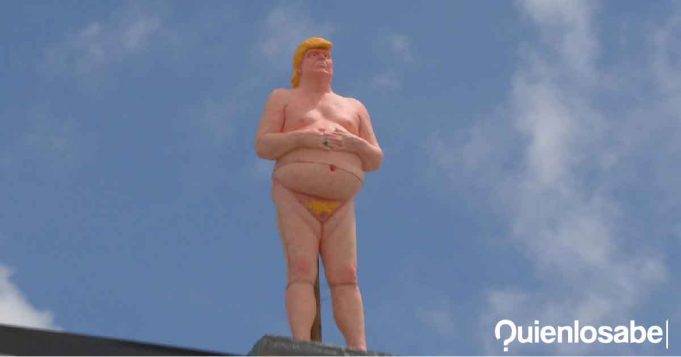 Donald Trump desnudo