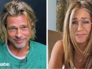 Brad Pitt y Jennifer Aniston se reencuentran en videollamada. Brad Pitt