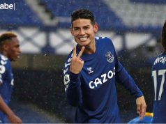 Real Madrid James Rodríguez Everton