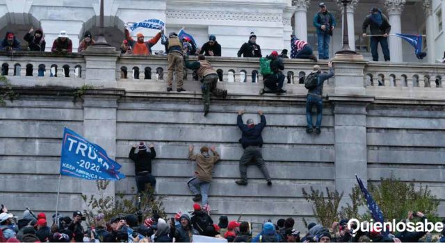 ¡Increíble! Así se vivió el caos en el Capitolio de los EE. UU. Capitolio
