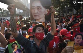 Así son las protestas en Myanmar por el Golpe de Estado. Protestas en Myanmar