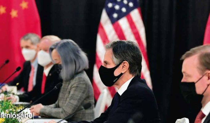 China EE. UU. insultos