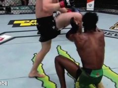 Rodillazo ilegal UFC