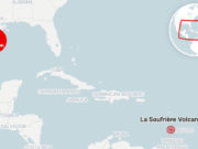San Vicente en alerta roja por una “inminente” erupción volcánica. volcan San Vicente erupción