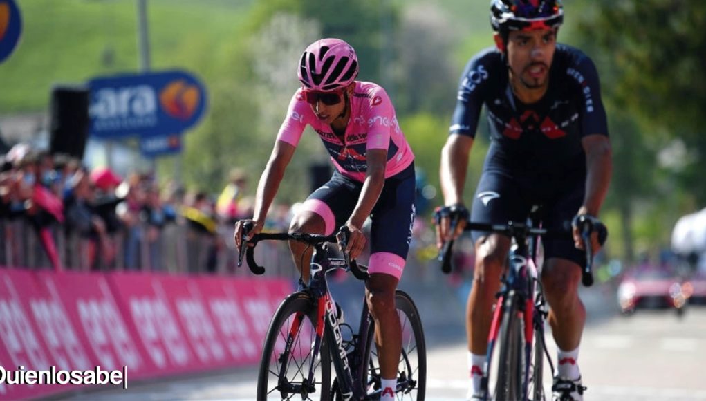 Daniel Martínez, el gregario 5 estrellas de Egan Bernal en el Giro de Italia. Daniel Martínez gregario de Egan Bernal