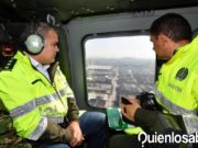 Iván Duque Helicóptero