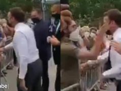Macron cachetada