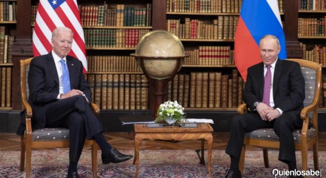 Putin dice que la imagen que ha creado la prensa sobre Biden es falsa. Putin