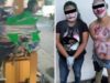 Batman mexicano que atrapa ladrones y los pinta como El Guasón. Batman mexicano atrapa ladrones