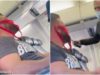 Hombre usa tanga como mascarilla y es expulsado del avión. hombre usa tanga como mascarilla
