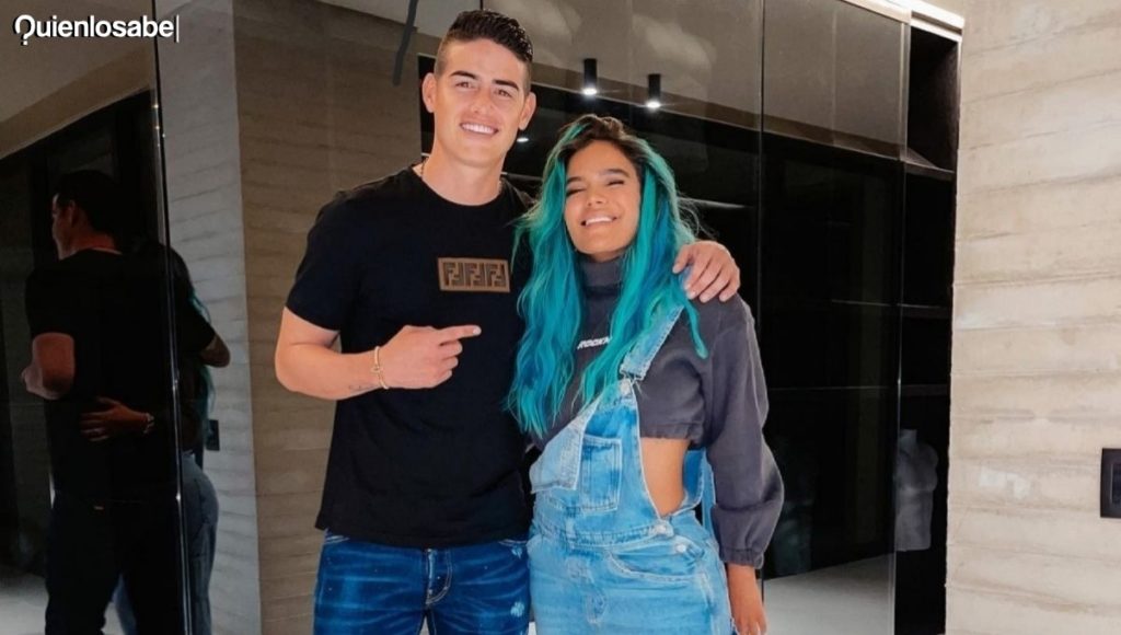 Karol g y James Rodríguez