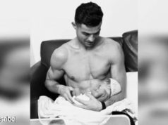 Cristiano Ronaldo en zijn baby