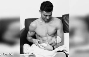 Cristiano Ronaldo y su bebé