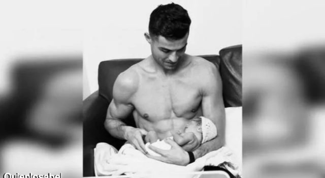 Cristiano Ronaldo y su bebé