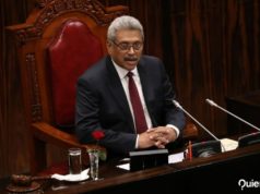 El presidente de Sri Lanka dimite