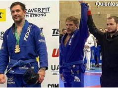Tom Hardy haciendo jiu jitsu
