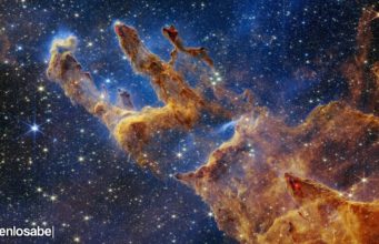 Los Pilares de la Creación captados por el telescopio James Webb. Los Pilares de la Creación