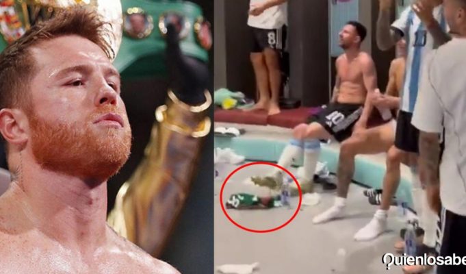 Canelo se enoja con Messi