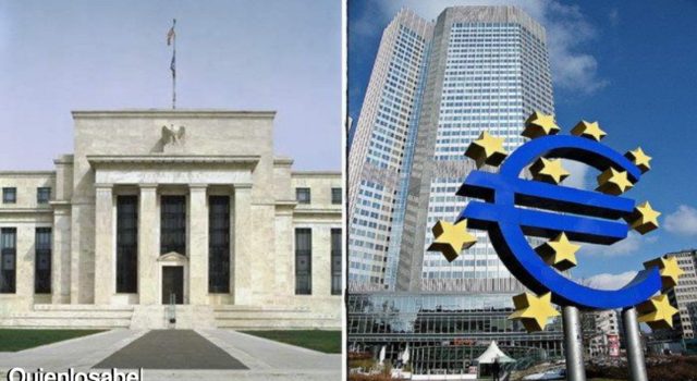 Aumento de tasas de interés de la FED y el BCE. Aumento de tasas de interés de la FED