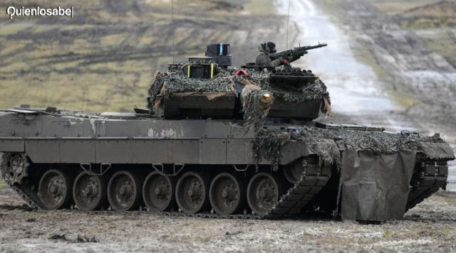 Tanques alemanes en Ucrania