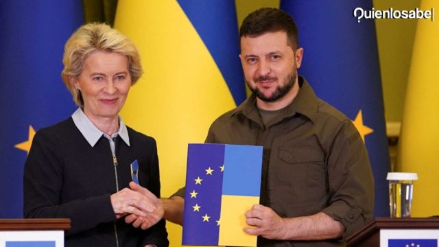 Von der Leyen en Ucrania
