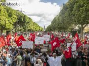 Protestas en Túnez 2023