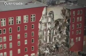 Building collapse in Iowa