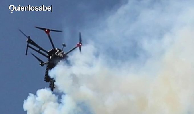 El avión no tripulado de Líbano