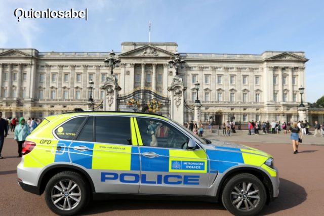 Hombre arrestado fuera del Palacio de Buckingham