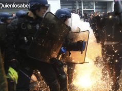 Protestas del día del trabajador en Francia