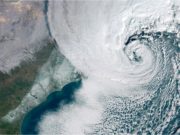Sistema de Tormenta eléctrica que se aproxima a los Estados Unidos.