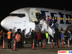 127 Migrantes llegan a Venezuela. Aterrizan en Venezuela los primeros 127 migrantes deportados desde Estados Unidos