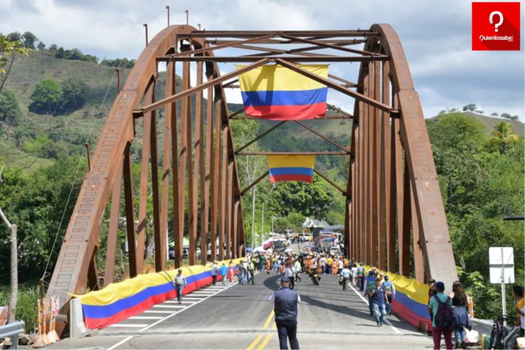 Habilitado el nuevo puente El Alambrado, el Ministerio de trasporte y el concesionario Autopista del Café.