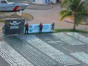 Esta droga, cuyo peso neto alcanzó los 1.296 kilos, tendría un valor superior a los treinta y ocho millones de dólares