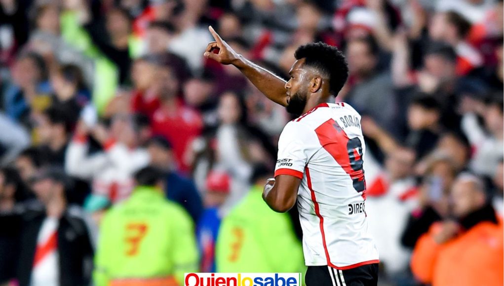 Miguel Borja encaminó a River Plate hacia un récord inédito en el fútbol argentino, ¿de qué se trata? El 'colibrí' se fajó