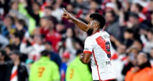 Miguel Borja encaminó a River Plate hacia un récord inédito en el fútbol argentino, ¿de qué se trata? El 'colibrí' se fajó