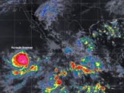 Huracan Norma a Categoría 4. La tormenta tropical norma se convirtió la tarde del miércoles en un huracán mientras avanzaba sobre aguas del Pacífico mexicano