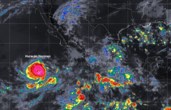 La tormenta tropical norma se convirtió la tarde del miércoles en un huracán mientras avanzaba sobre aguas del Pacífico mexicano