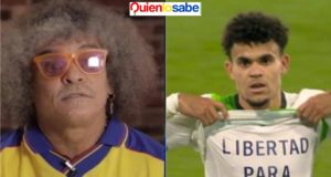 “Ya está bueno, no joda”: Pibe Valderrama envía mensaje de apoyo a Lucho Díaz, tras secuestro de su padre ... Luis Manuel Díaz