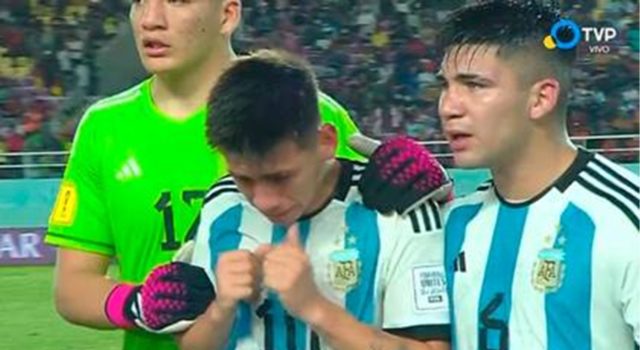 Final del Mundial Sub 17 de Indonesia. Argentina perdio la oportunidad de jugar la final al perder con alemania en penales.