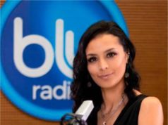 Lupi, periodista que perdió la vida en Autódromo. pantalla gigante se desplomo causando la muerte de la periodista Luz Piedad Eusse.